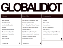 Tablet Screenshot of globalidiot.com